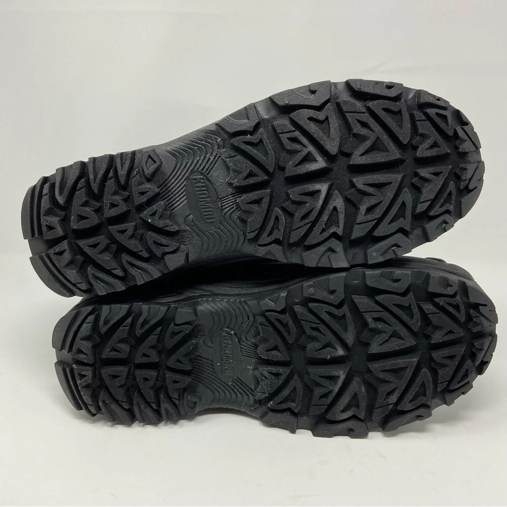 NWT Men’s Khombu Black Insulated Drawstring Waterproof Winter Boots SZ 10